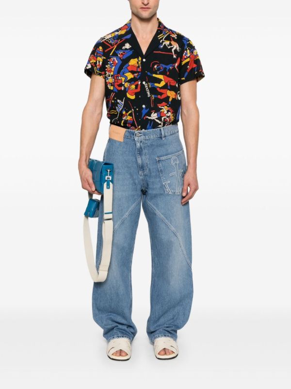 Browns JW Anderson Twisted Jeans | Browns Relaxed-Fit Jeans