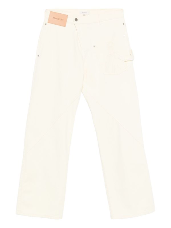 browns JW Anderson Twisted Workwear jeans | Browns Regular & Straight-Leg Jeans