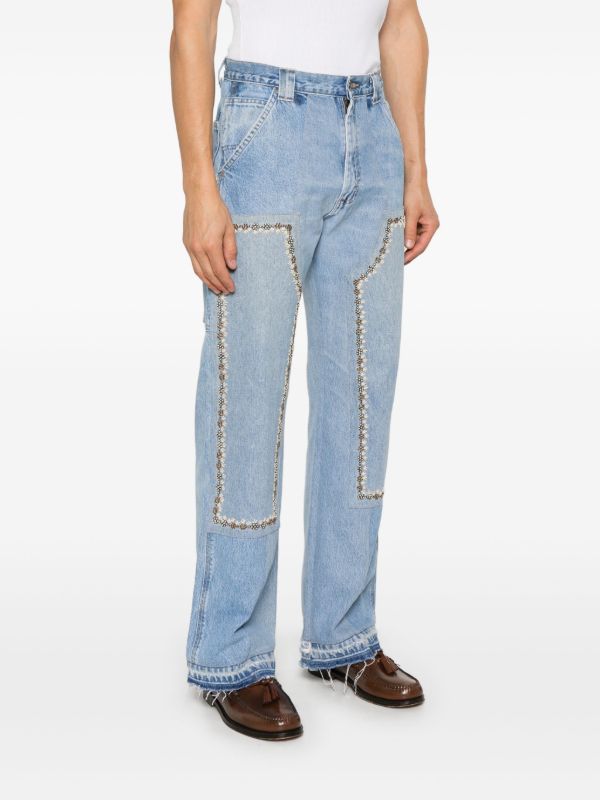 Browns Kartik Research Double-Knee Jeans | Browns Regular & Straight-Leg Jeans
