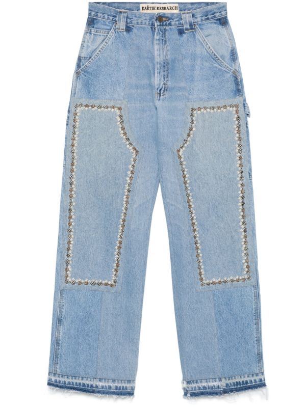 browns Kartik Research Double-Knee Jeans | Browns Regular & Straight-Leg Jeans