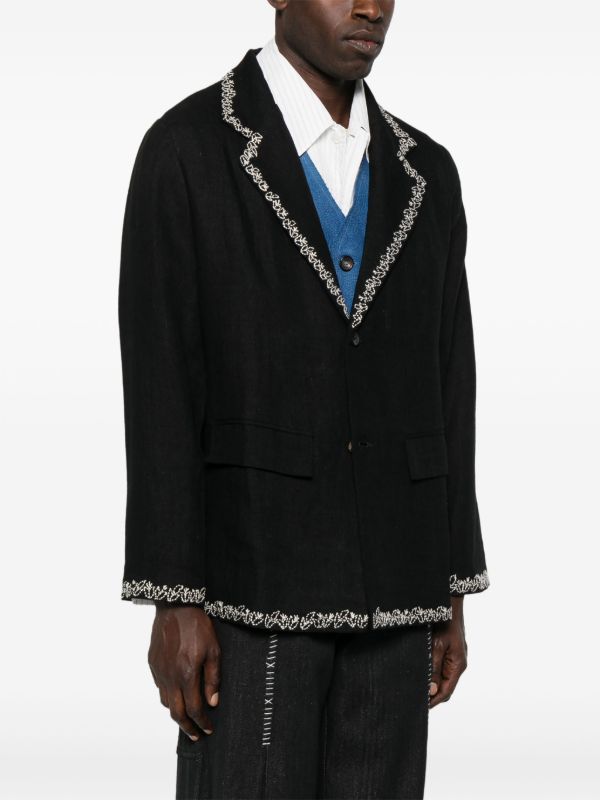Browns Kartik Research Embroidered Blazer | Browns Blazers