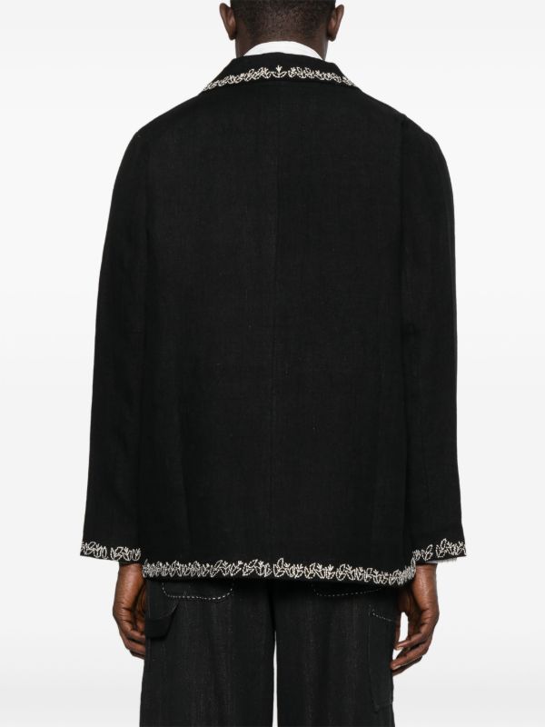 Browns Kartik Research Embroidered Blazer | Browns Blazers