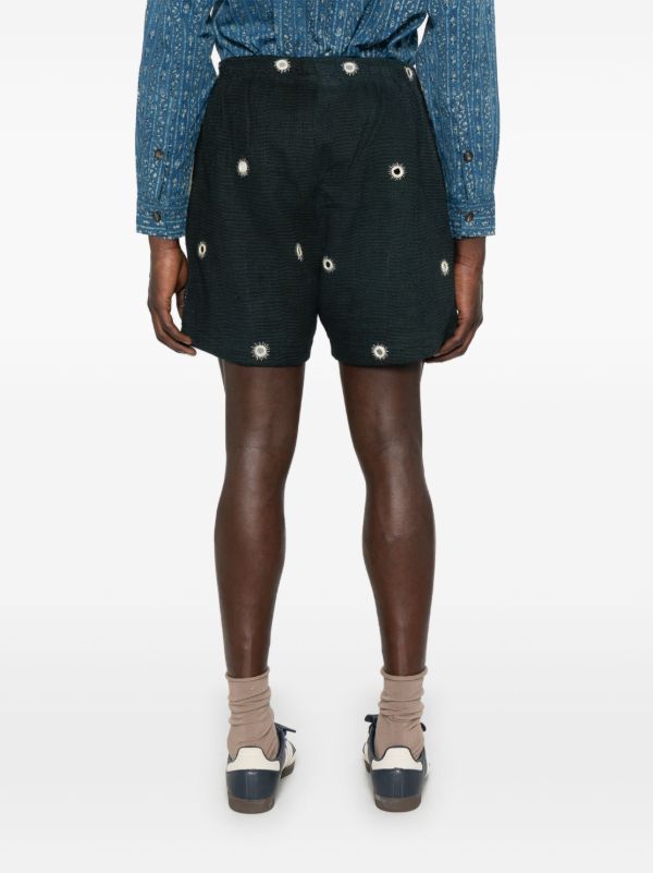 Browns Kartik Research Mirror Shorts | Browns Bermuda Shorts
