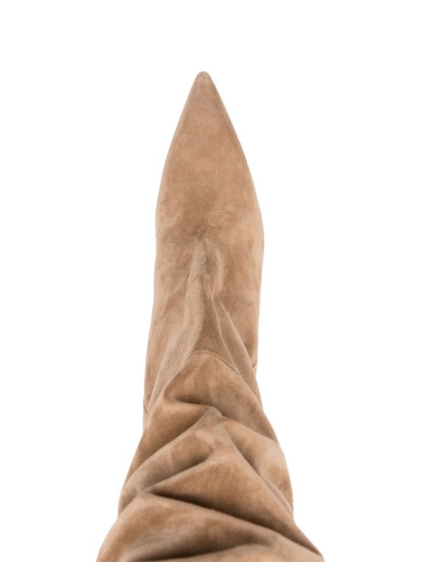 Browns KHAITE 40mm Andee Suede Knee Boots | Browns Boots