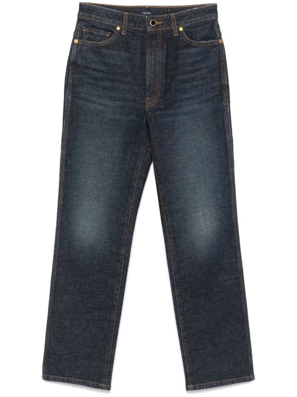 browns KHAITE Blue Abigail Jeans | Browns Straight-Leg Jeans
