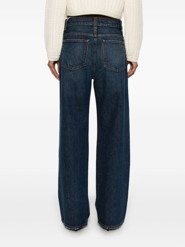 Browns KHAITE Blue Bonnie Jeans | Browns Straight-Leg Jeans