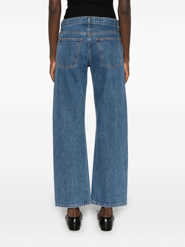 Browns KHAITE Cotton Straight-Leg Jeans | Browns Straight-Leg Jeans