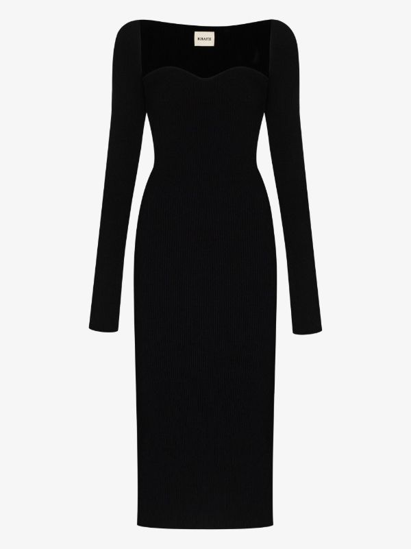 browns KHAITE The Beth midi dress | Browns Sweater Dresses
