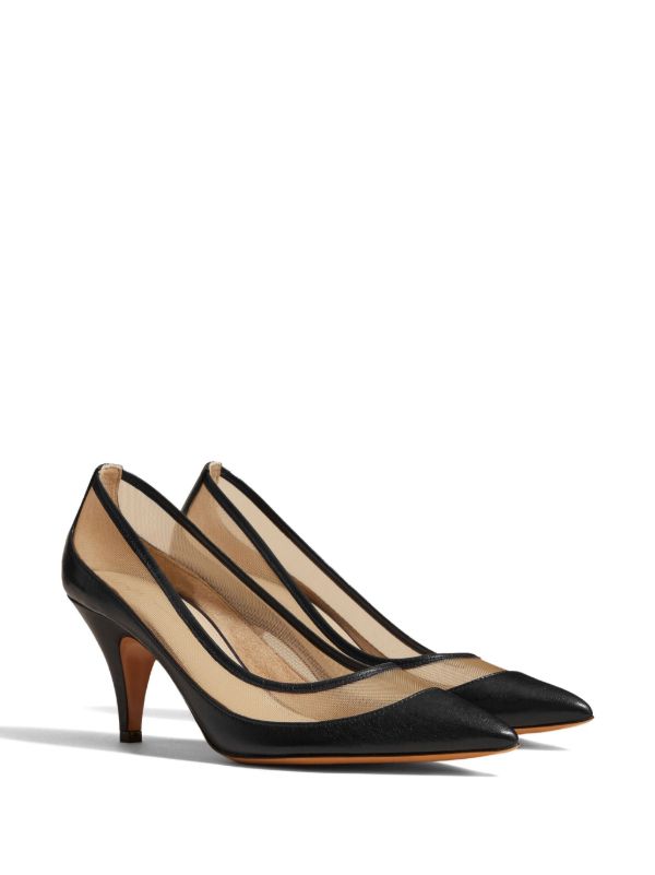 Browns KHAITE The River 75mm Mesh Pumps | Browns Pumps