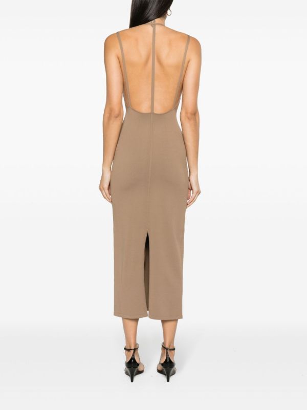Browns KHAITE The Teri Midi Dress | Browns Day Dresses