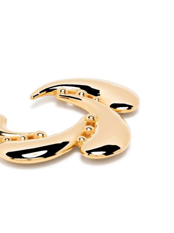 Browns KHIRY Gold Vermeil Talon Coalition Hoop Earrings | Browns Earrings