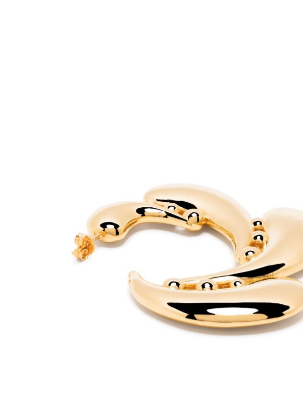 Browns KHIRY Gold Vermeil Talon Coalition Hoop Earrings | Browns Earrings