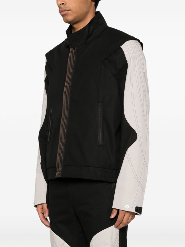 Browns Kiko Kostadinov Black Solix Jacket | Browns Lightweight Jackets
