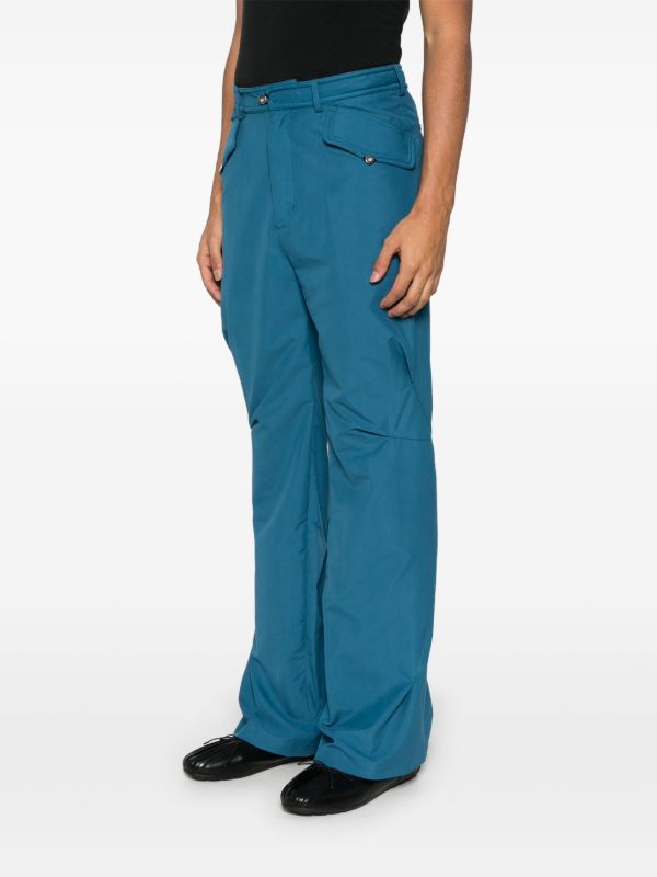 Browns Kiko Kostadinov Blue Alec Trousers | Browns Regular-Fit & Straight Leg Pants