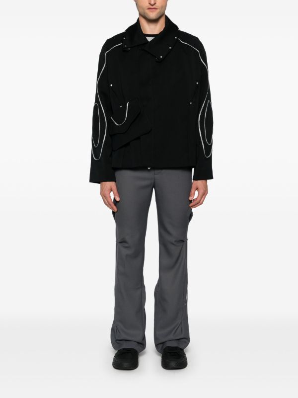 Browns Kiko Kostadinov Gathered Straight Trousers | Browns Regular-Fit & Straight Leg Pants