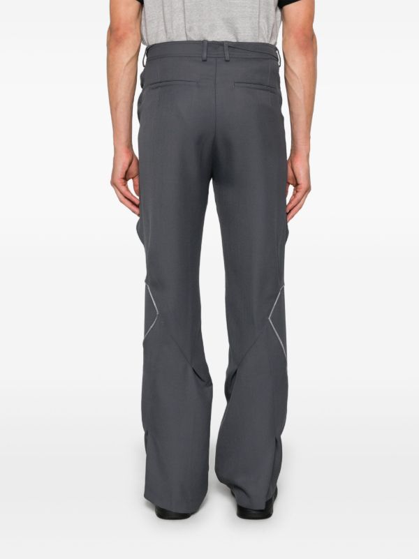 Browns Kiko Kostadinov Gathered Straight Trousers | Browns Regular-Fit & Straight Leg Pants