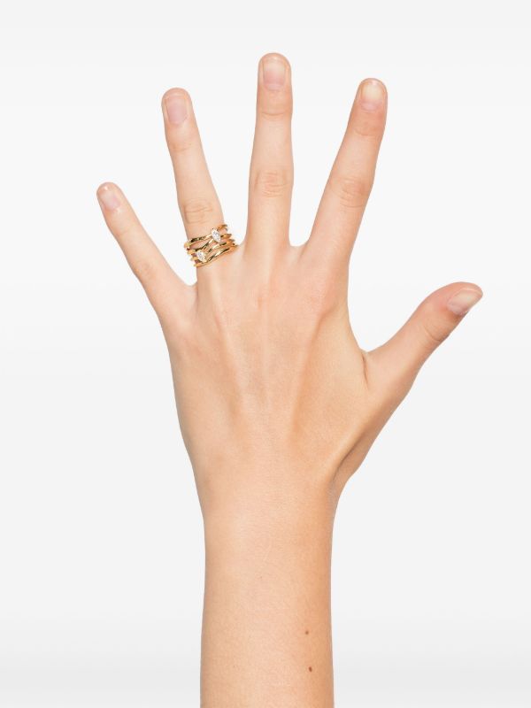 Browns Kimaï 18K Recycled Yellow Gold Nova Diamond Ring | Browns Fine Rings