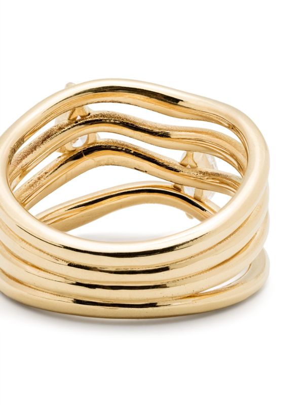 Browns Kimaï 18K Recycled Yellow Gold Nova Diamond Ring | Browns Fine Rings