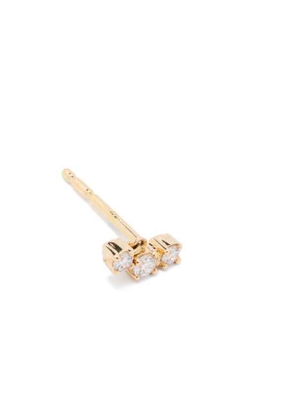 Browns Kimaï 18K Recycled Yellow Gold Three Drops Diamond Earring | Browns Fine Earrings