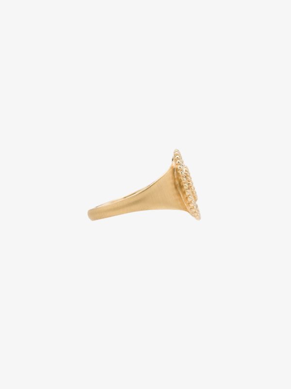 Browns Kimaï 18K Yellow Gold Prime Diamond Signet Ring | Browns Fine Rings
