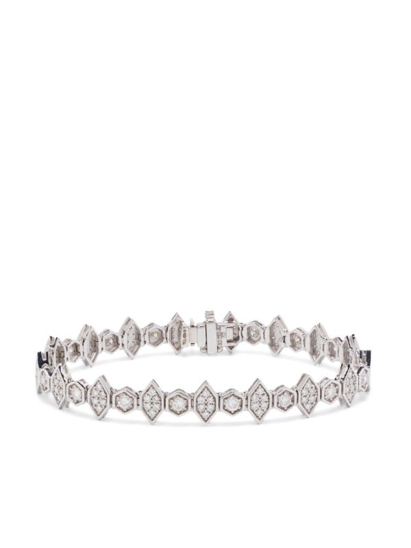 browns Kolours 18K White Gold Diamond Bracelet | Browns Fine Bracelets