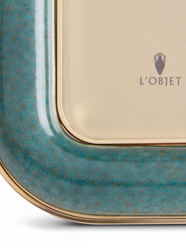 Browns L'Objet Blue Rue Jacob Ceramic Frame | Browns Picture & Photo Frames