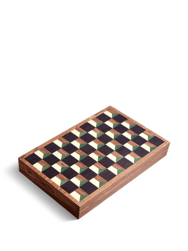 Browns L'Objet Brown Matis Wood Backgammon Set | Browns Collectibles
