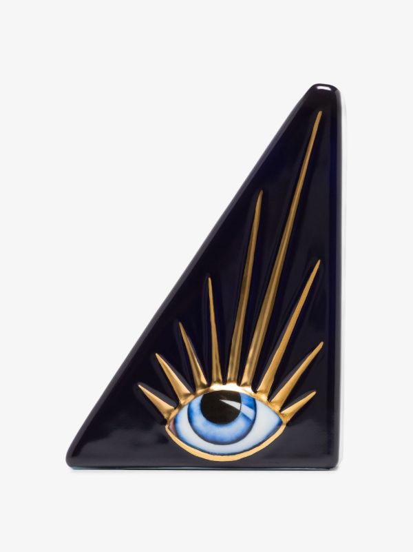 browns L'Objet dark blue Lito bookend | Browns Decorative Objects