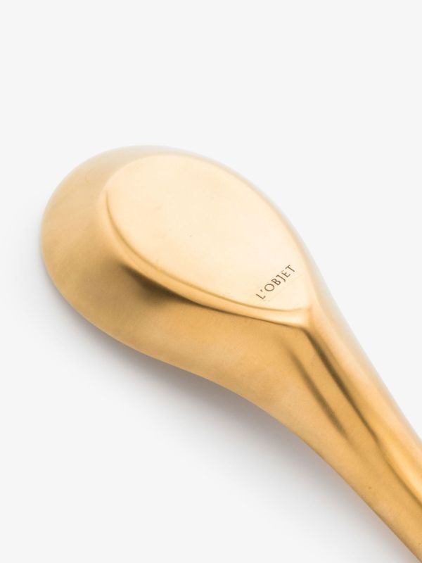 Browns L'Objet Gold-Plated Zen Rice Spoon | Browns Cutlery