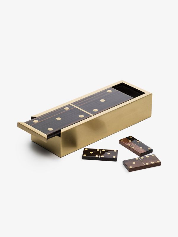 Browns L'Objet Gold-tone Deco Dominoes Set | Browns Collectibles