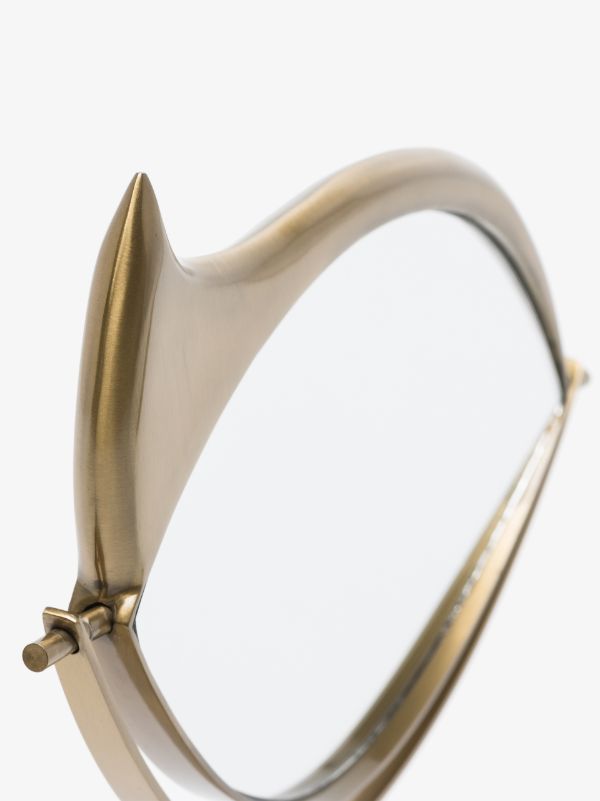 Browns L'Objet Gold Tone Lito Vanity Mirror | Browns Mirrors