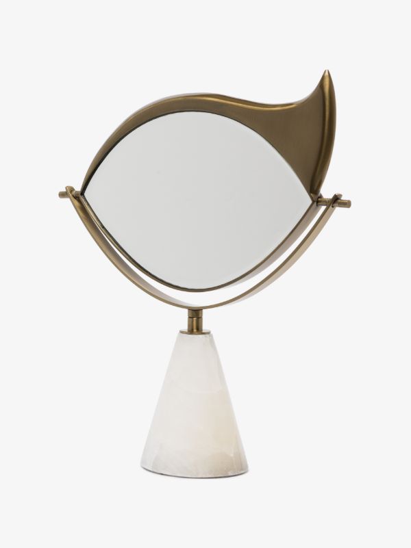 browns L'Objet gold tone Lito vanity mirror | Browns Mirrors
