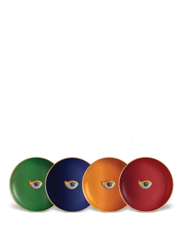 browns L'Objet Lito plates (set of four) | Browns Plates & Bowls