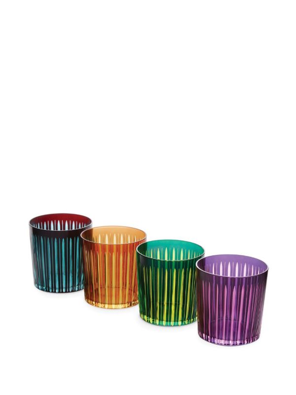 Browns L'Objet Purple Prism Glass Set | Browns Glassware