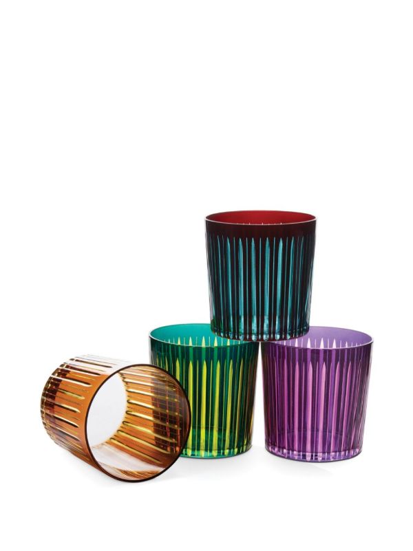 Browns L'Objet Purple Prism Glass Set | Browns Glassware