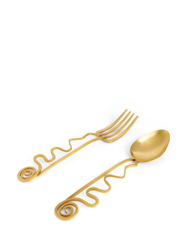 Browns L'Objet Spirale Serving Set (set Of Two) | Browns Cutlery