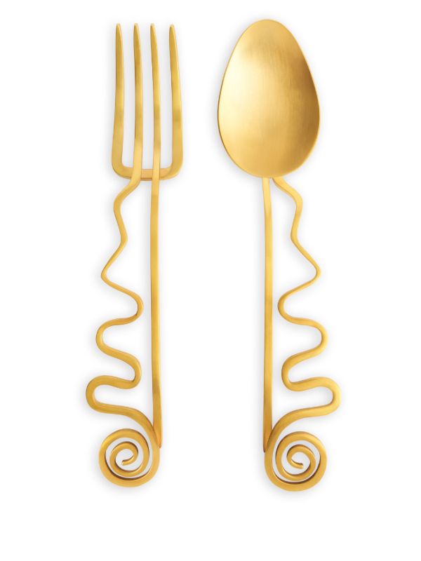 browns L'Objet Spirale serving set (set of two) | Browns Cutlery