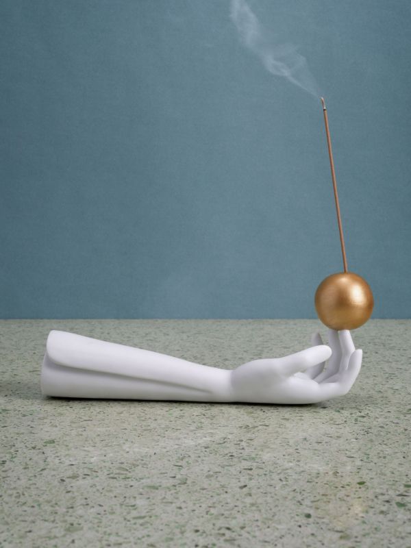Browns L'Objet White Atlas Incense Holder | Browns Diffusers