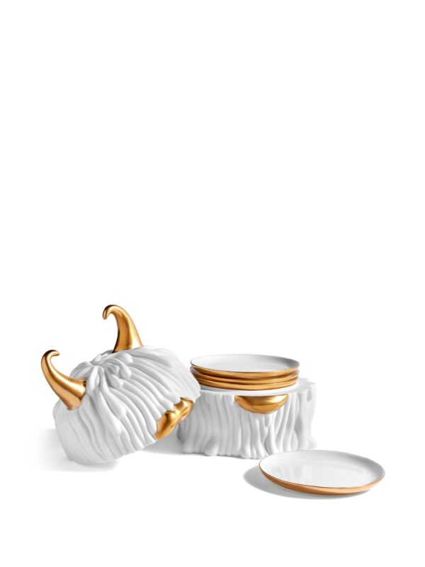 Browns L'Objet White Haas Lynda Plate Set | Browns Plates & Bowls