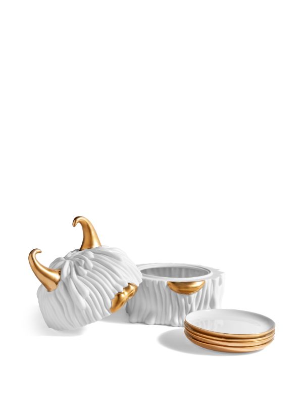 Browns L'Objet White Haas Lynda Plate Set | Browns Plates & Bowls