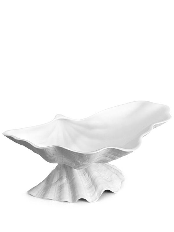 browns L'Objet White Neptune porcelain bowl | Browns Valet Trays