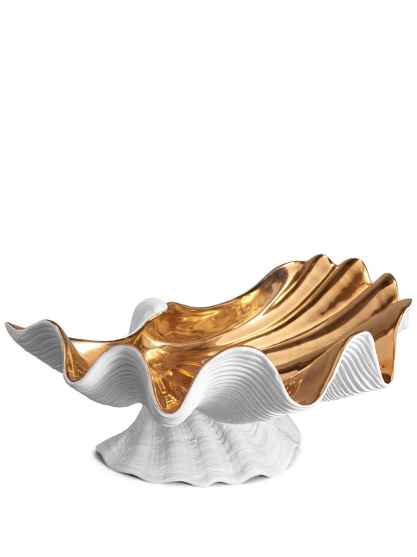 browns L'Objet white Neptune XL porcelain bowl | Browns Plates & Bowls