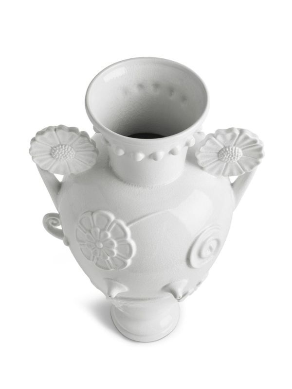 Browns L'Objet White Pantheon Persephone Porcelain Vase | Browns Vases
