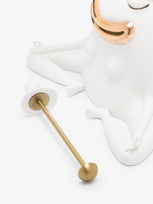 Browns L'Objet X Haas Brothers White Meditator Incense Burner | Browns Diffusers