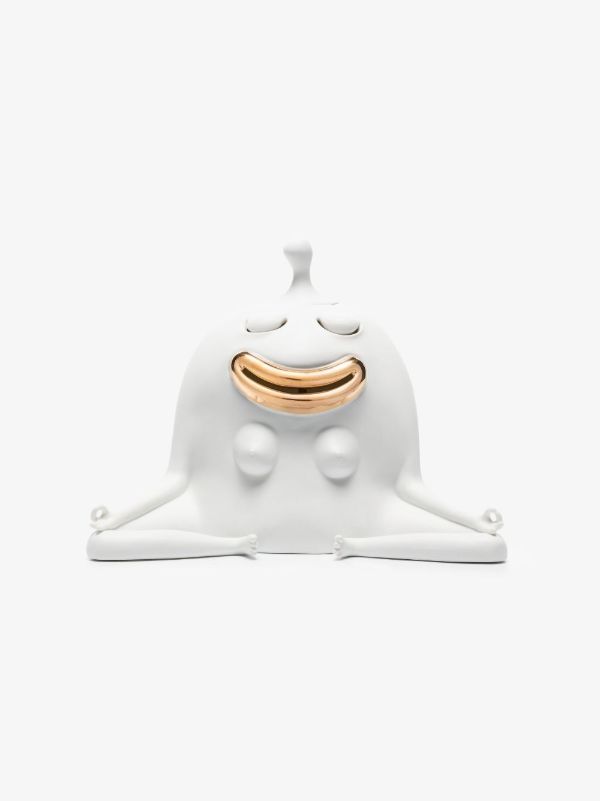 browns L'Objet X Haas Brothers white Meditator Incense Burner | Browns Diffusers
