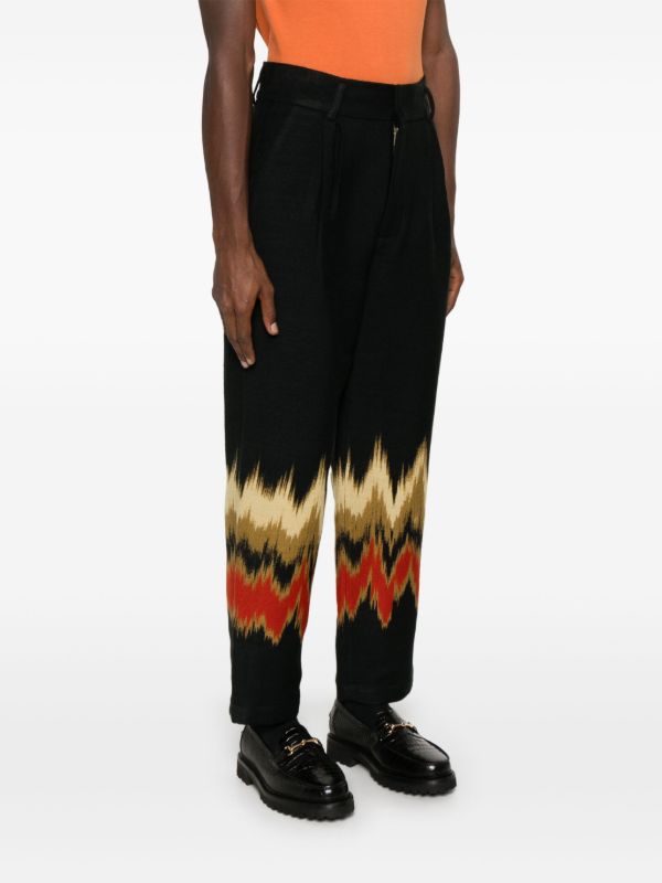 Browns Labrum London Blurred Straight Trousers | Browns Regular-Fit & Straight Leg Pants