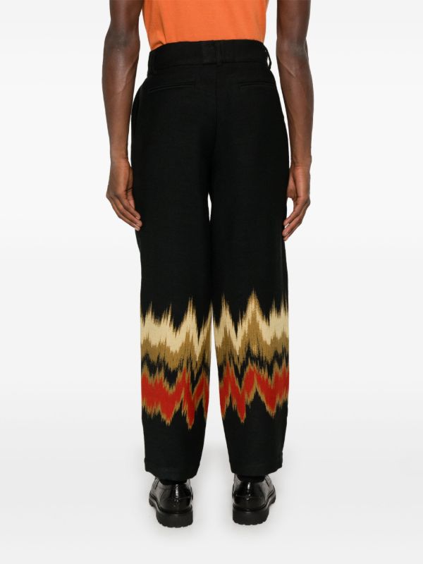 Browns Labrum London Blurred Straight Trousers | Browns Regular-Fit & Straight Leg Pants