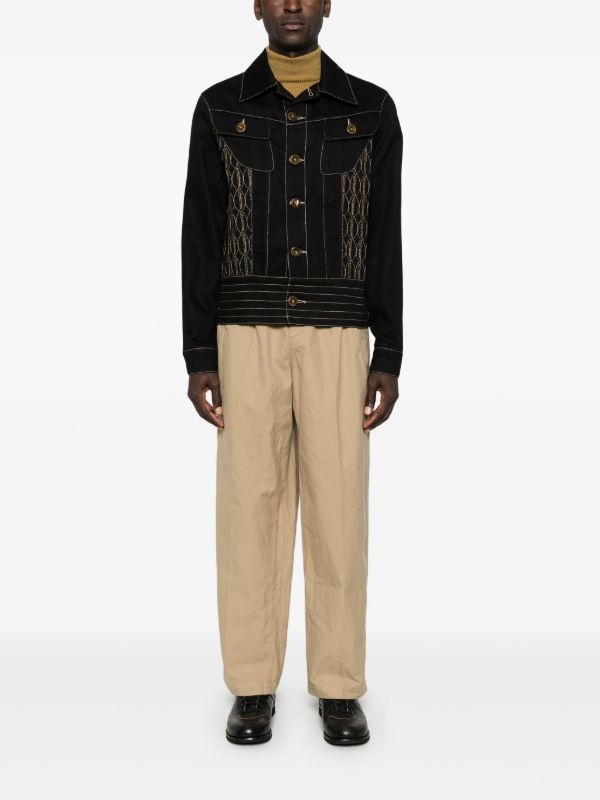 Browns Labrum London Embroidered Work Jacket | Browns Shirt Jackets