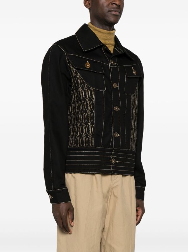 Browns Labrum London Embroidered Work Jacket | Browns Shirt Jackets