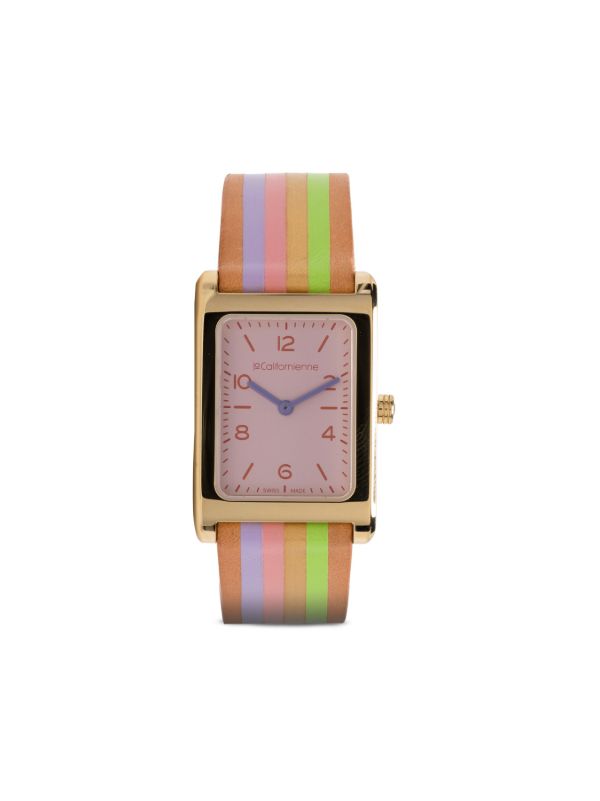 browns laCalifornienne gold-plated Daybreak watch | Browns Watches